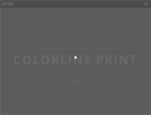 Tablet Screenshot of colorlineprint.com